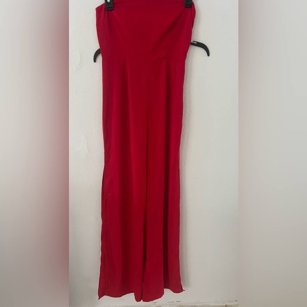 Elegant Red Women's jumpsuit